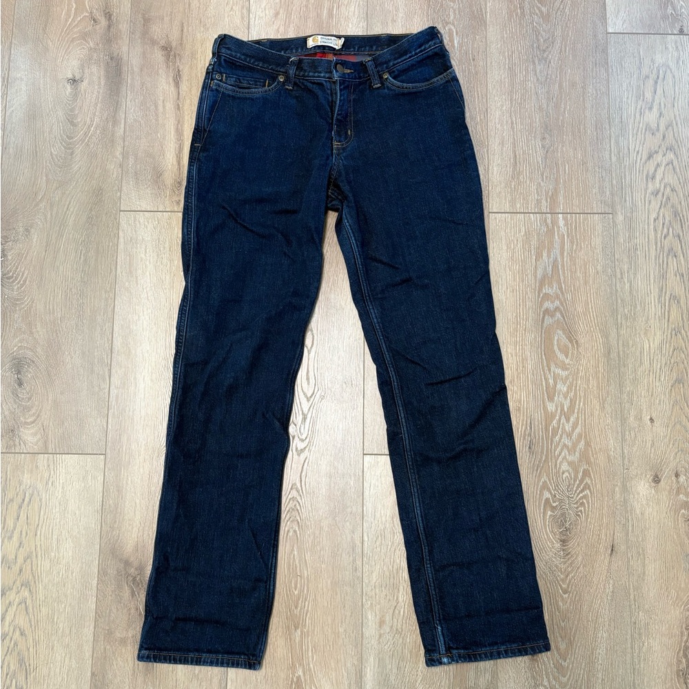 Carhartt Women’s Flannel Lined Straight Leg Jeans | Size 6 Regular